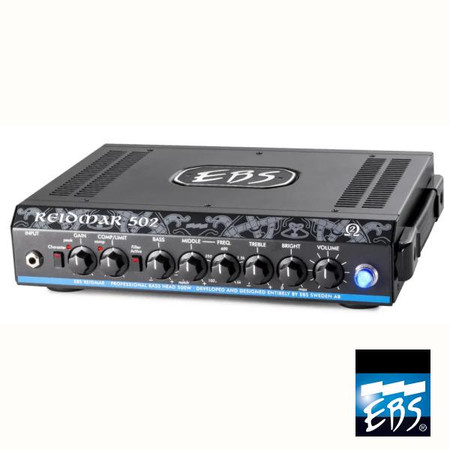 EBS Reidmar 502 Amplifier Head, 3/4 view